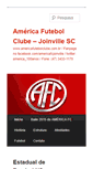 Mobile Screenshot of americajoinville.com.br